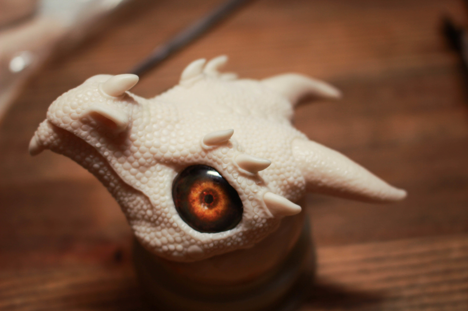 How I sculpted a dragon head - My, Needlework with process, Polymer clay, The Dragon, Author's toy, Longpost