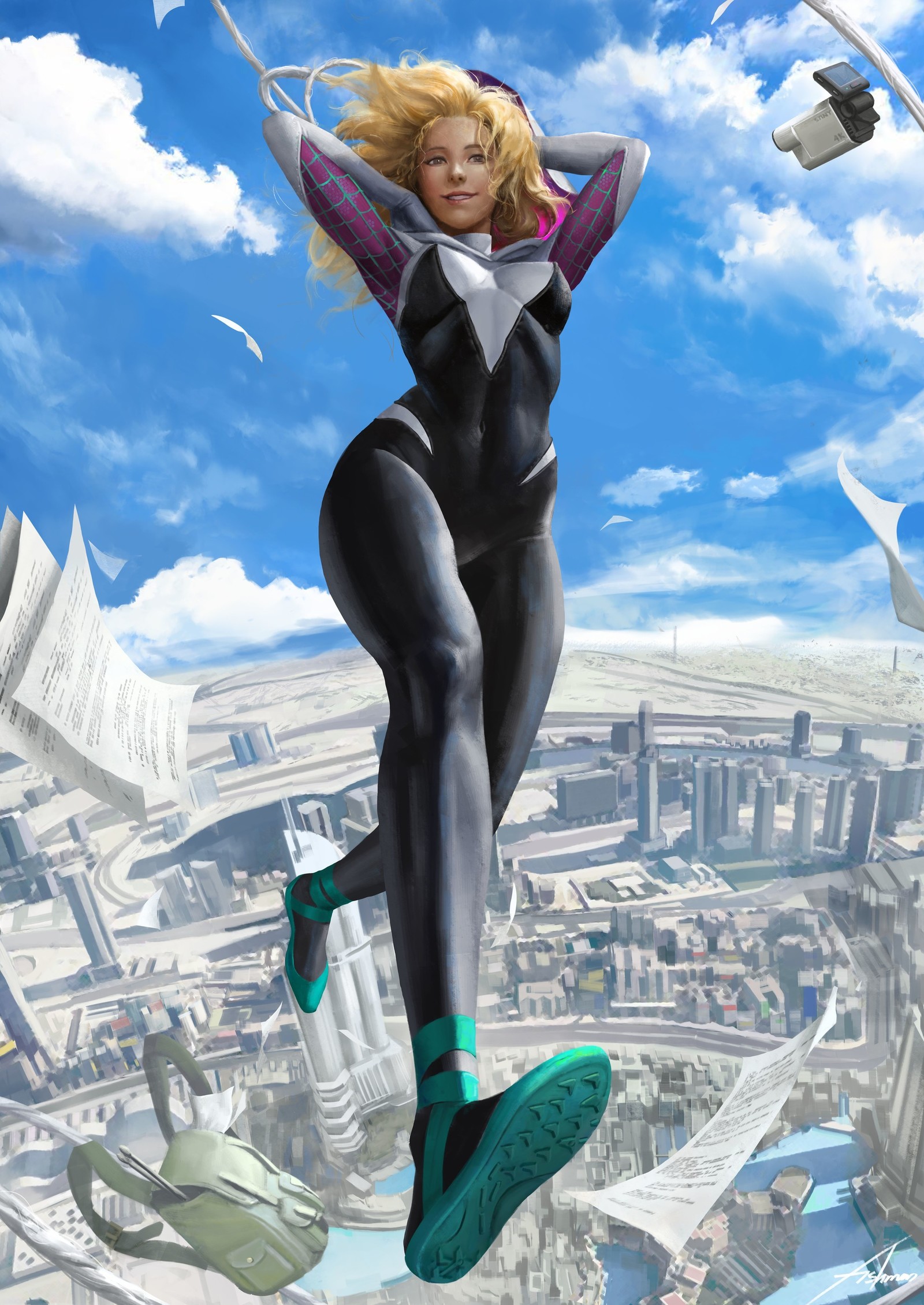 Gwen Stacy - Art, Drawing, Gwen Stacy, 