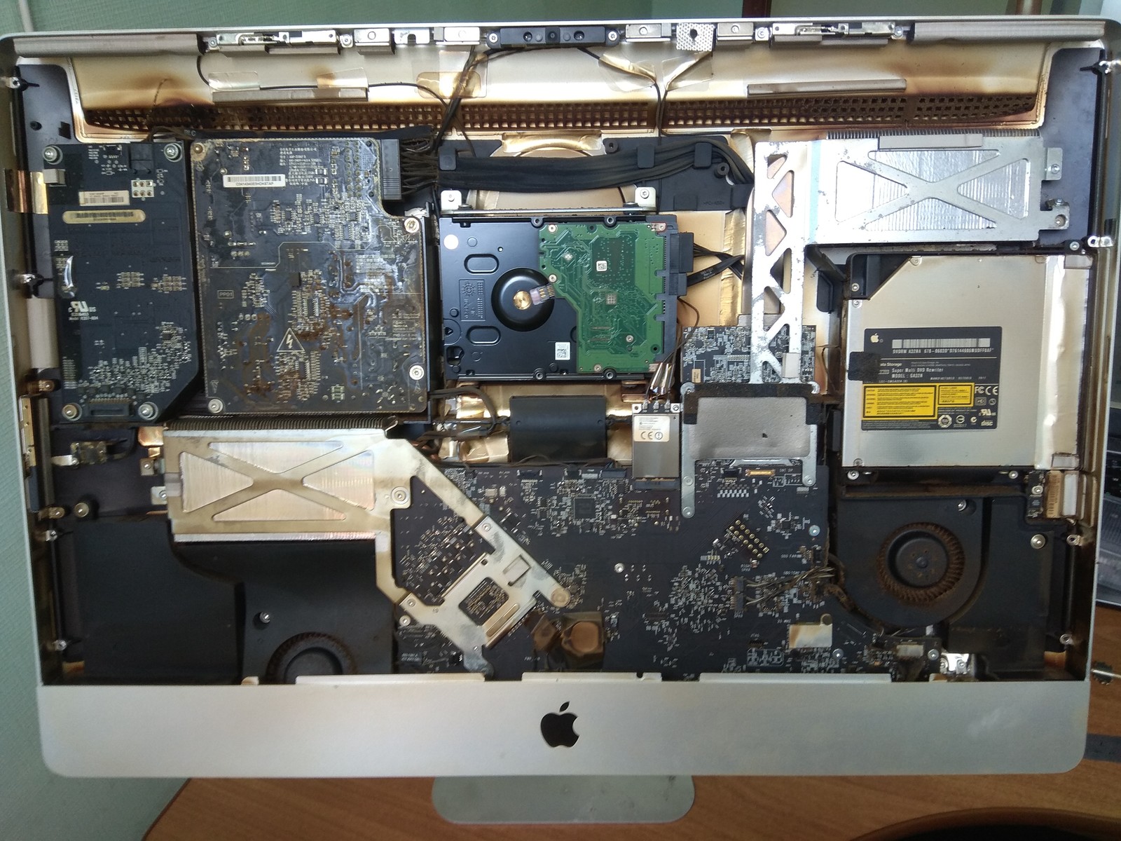 Smoking overheats! - My, Apple, Imac, Smoking, Cleaning, Longpost