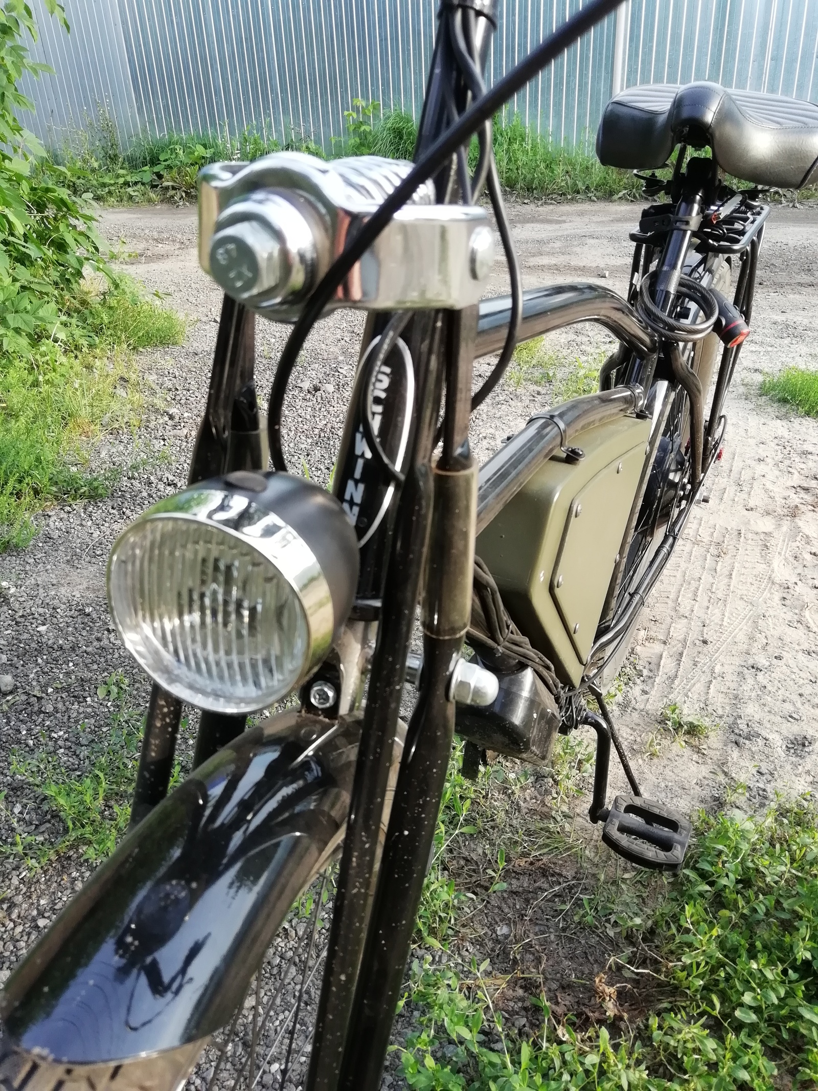 An electric bike, or a collective farm as we can! - My, Aeroslon, , , Electric bike, , Kazan, Longpost