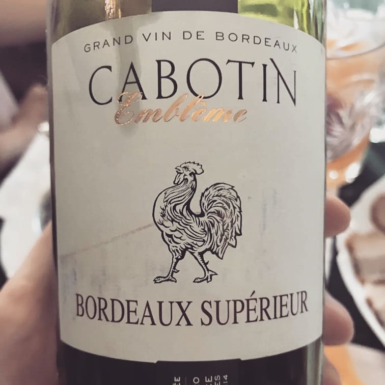 Cabotin Embleme Bordeaux Superieur 2015 - Моё, Вино, Белое, Сухое, Франция, Бордо, Длиннопост