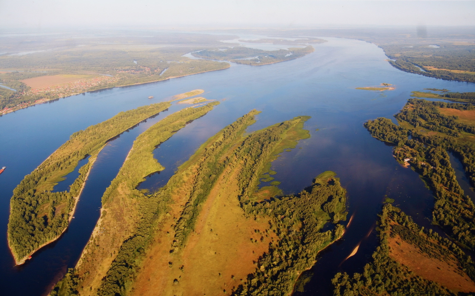 Samarskaya Luka through the eyes of birds - Samarskaya luka, The photo, Repost, Longpost