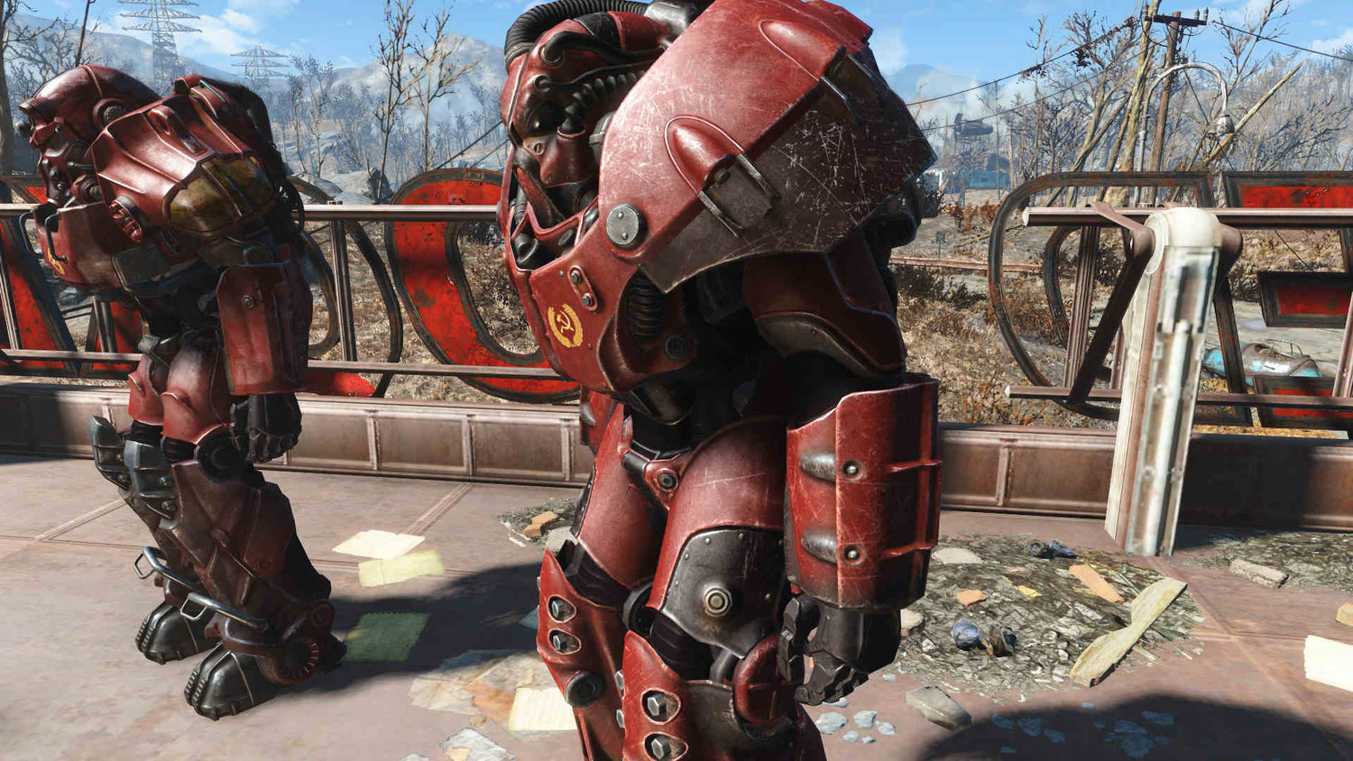 Soviet paint for T-60 and X-01 - Fallout, Fallout 4, t-60, Power armor, the USSR, Fashion, Modifications, x-01, Longpost