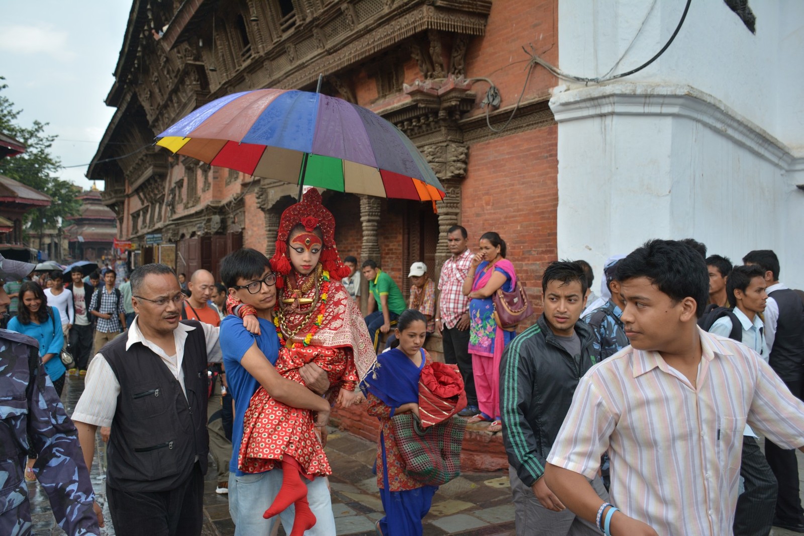 Nepal. Encounter with the goddess - My, Nepal, Kathmandu, Goddess, Tourism, Travels, The photo, Longpost