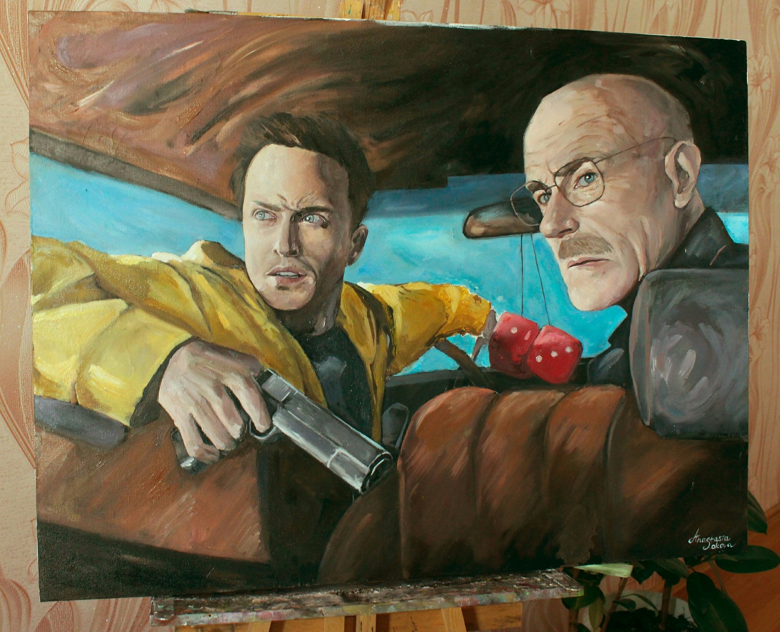 Paintings - My, Oil painting, Breaking Bad, Rick and Morty, Butter, Painting, Saratov, Art