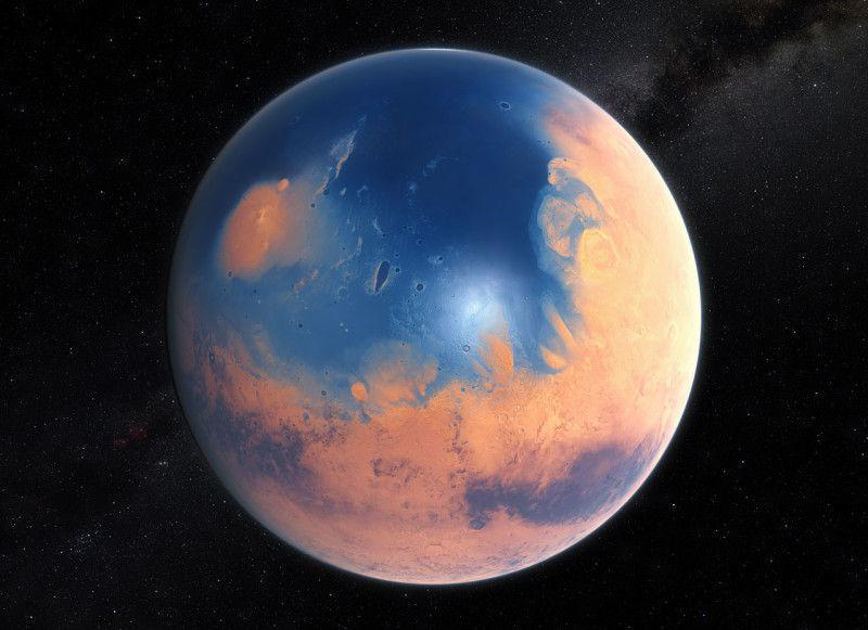 Mars is what it was 4 billion years ago. - Mars, Space, Water on Mars