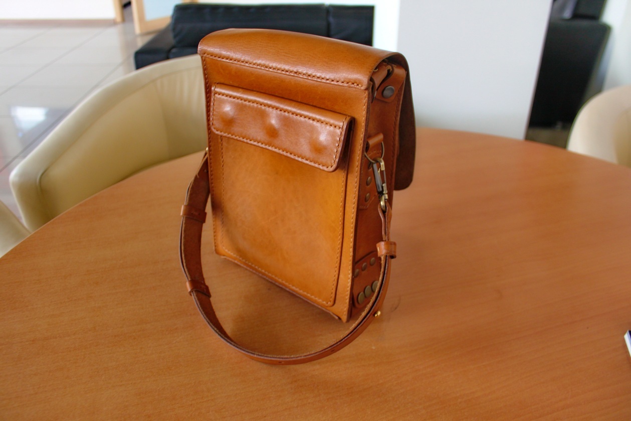 Big city bag for a boy. - My, Сумка, Leather, Leather craft, Longpost