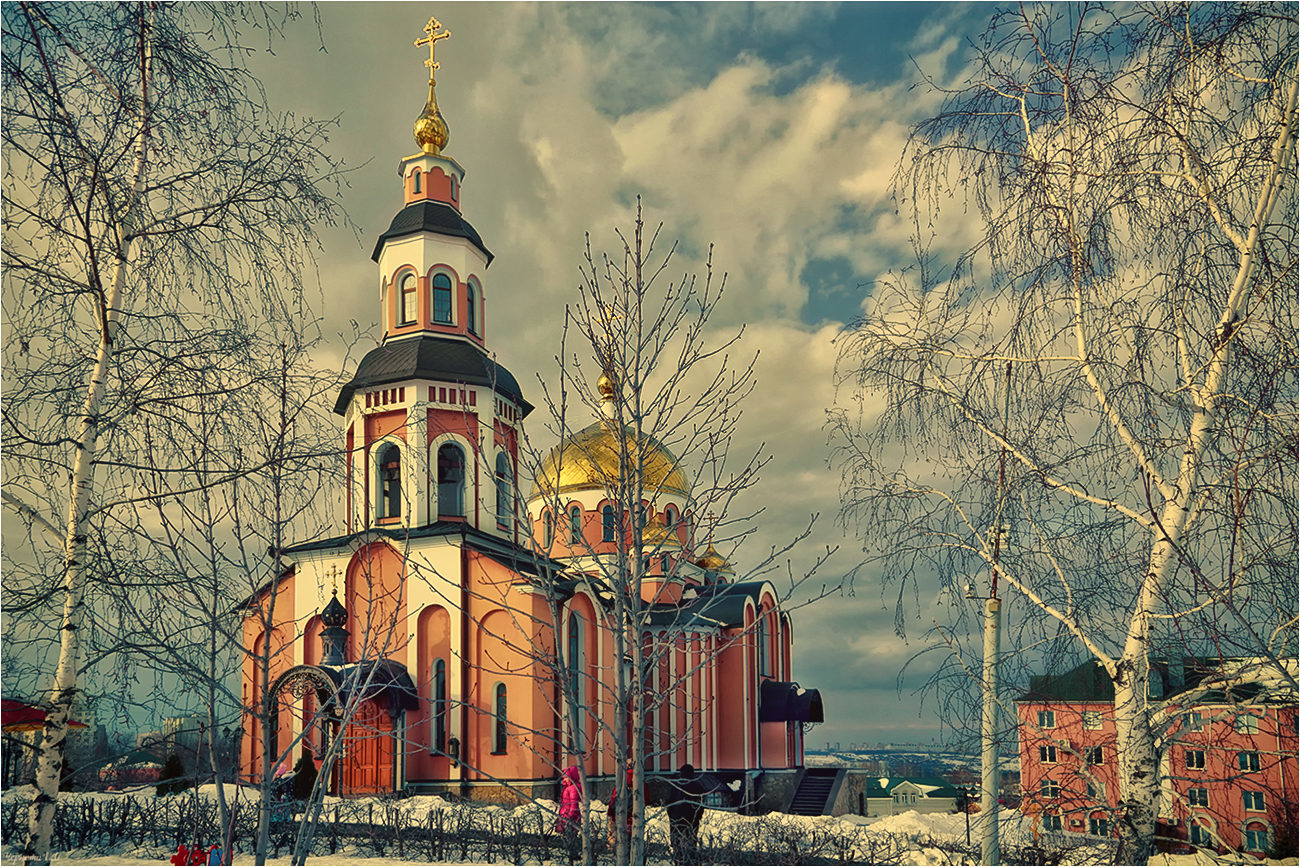 Color selection. - Temple, Photoshop, Saratov, The photo