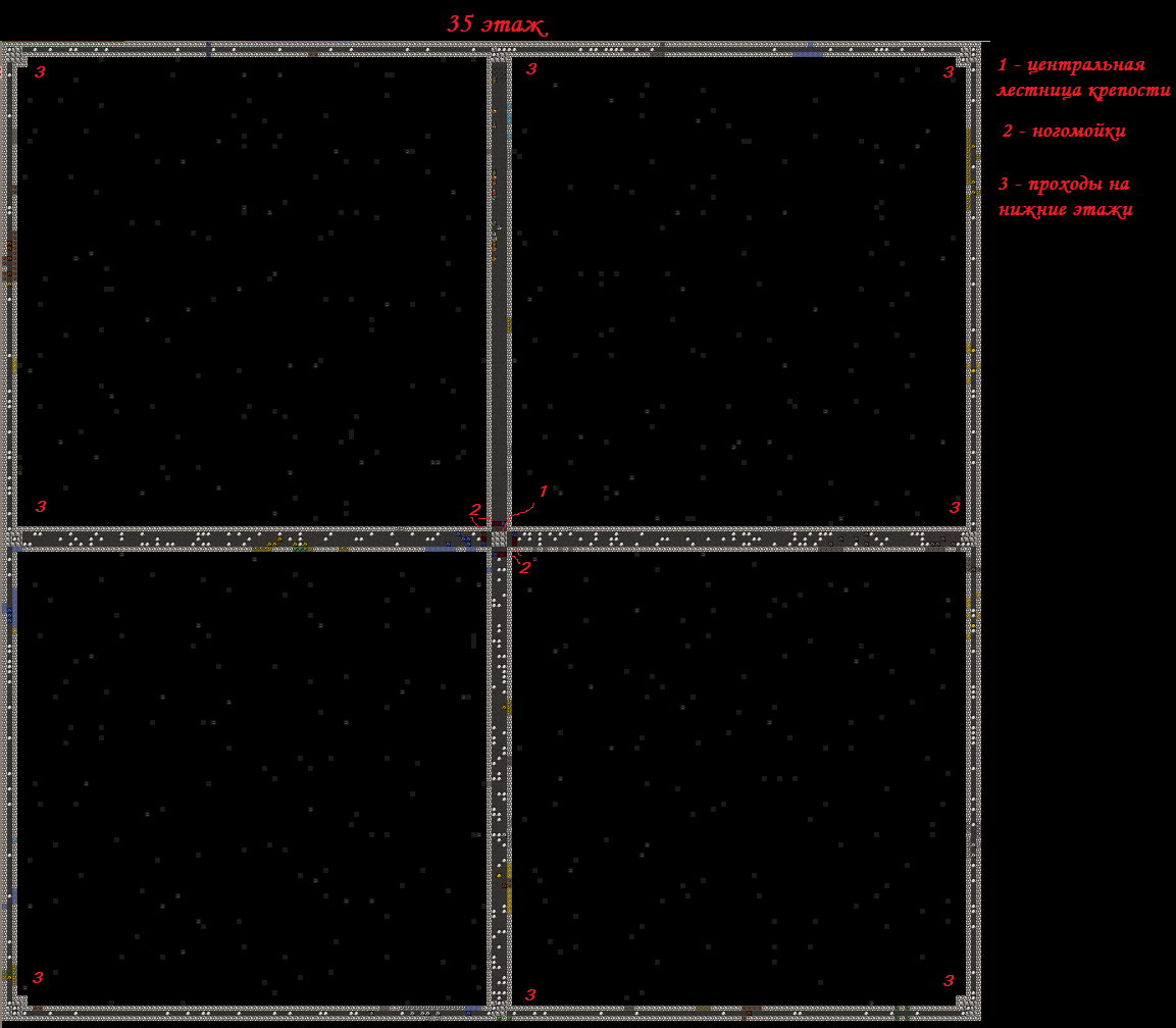 Как я пиксель арт в Dwarf Fortress строил. Часть 2: эльфы-извращенцы и  раскопки целого этажа. | Пикабу