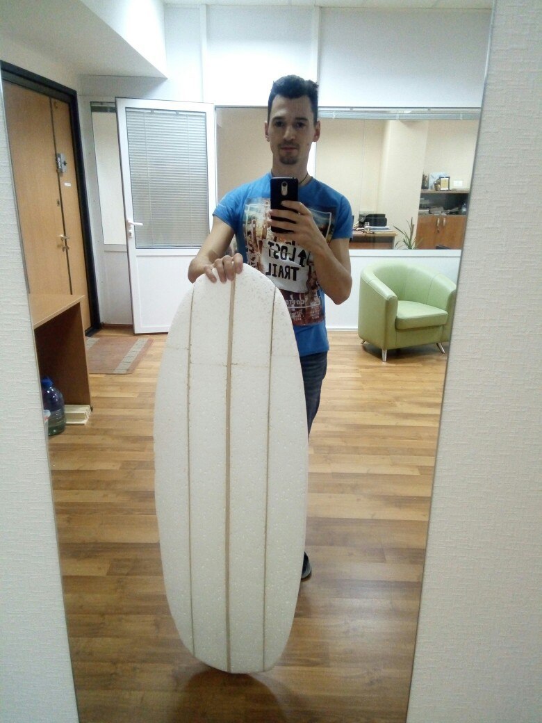 DIY surfboard - My, Surfing, Surfboard, Longpost, With your own hands