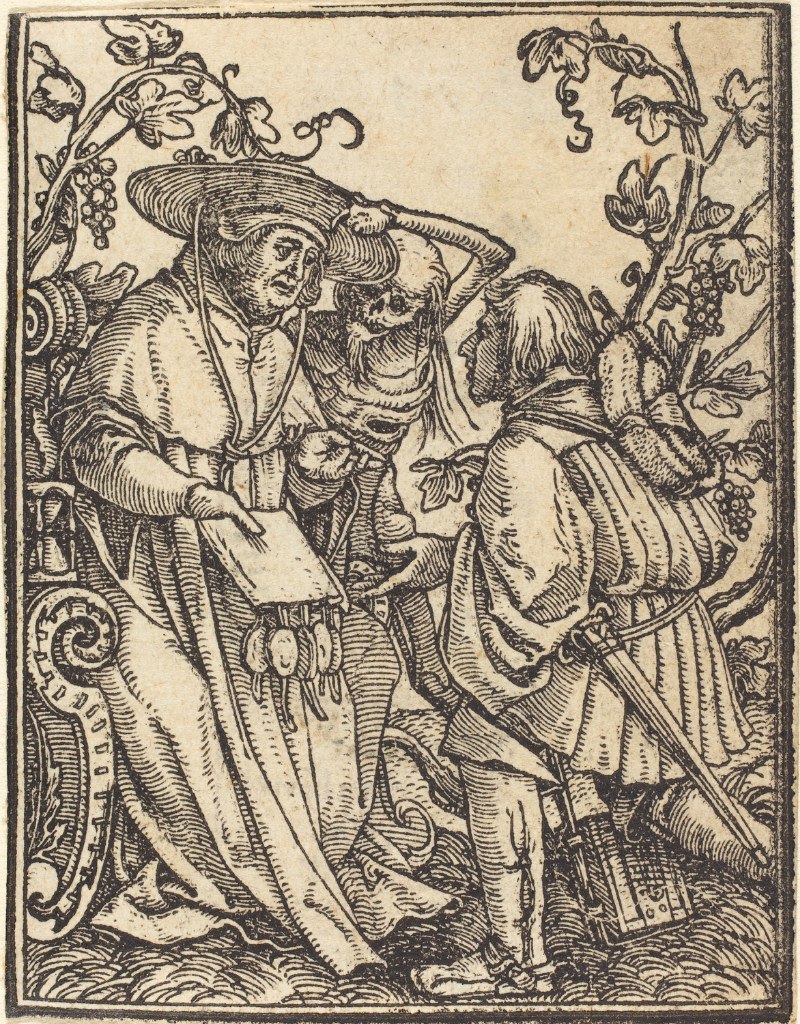 Dance of Death, part 1 - My, Hans Holbein the Younger, Dance of Death, Engraving, Middle Ages, Longpost