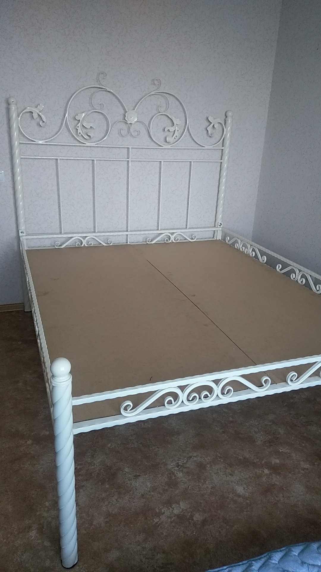 Bed Hand made-3 - My, Bed, With your own hands, Forging, Homemade, Longpost