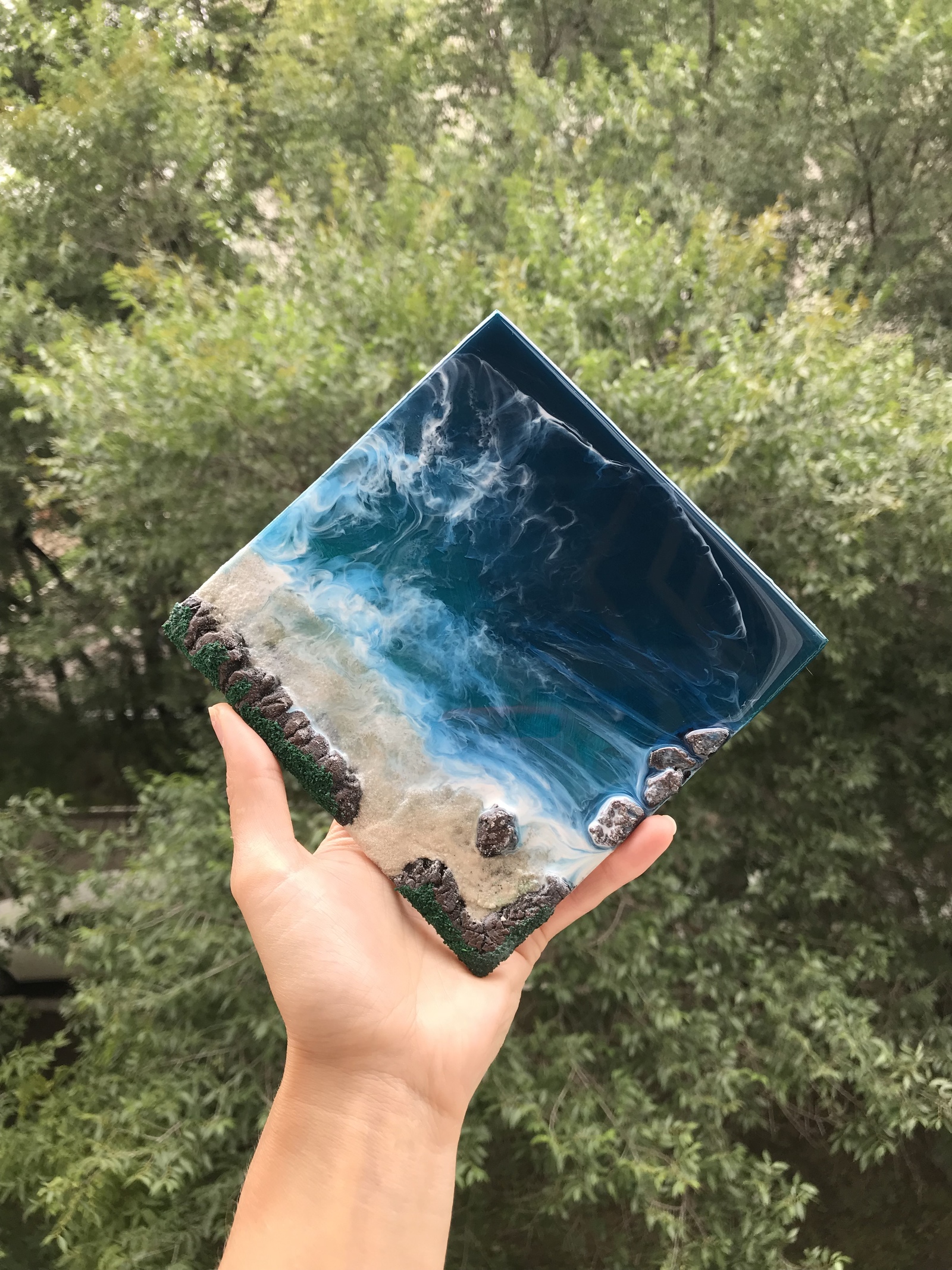 Some seas... ResinArt - My, Epoxy resin, Sea, Resin, Without description, Longpost