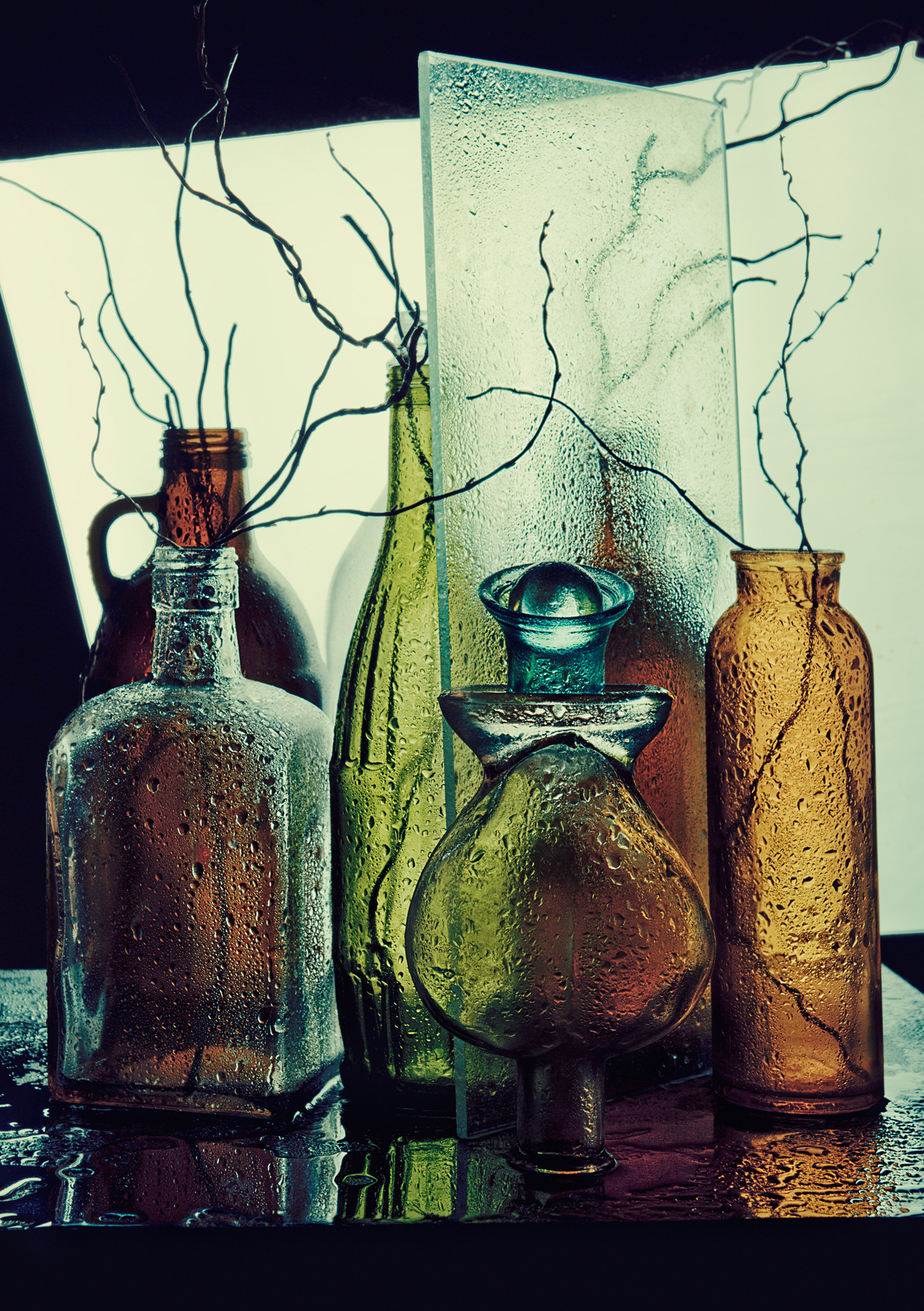 Madame - My, The photo, Still life, Drops, Water, Glass, Bottle, Longpost, Canon