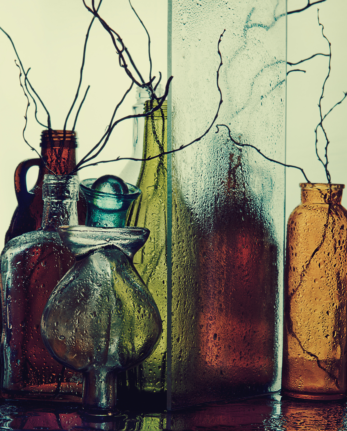 Madame - My, The photo, Still life, Drops, Water, Glass, Bottle, Longpost, Canon