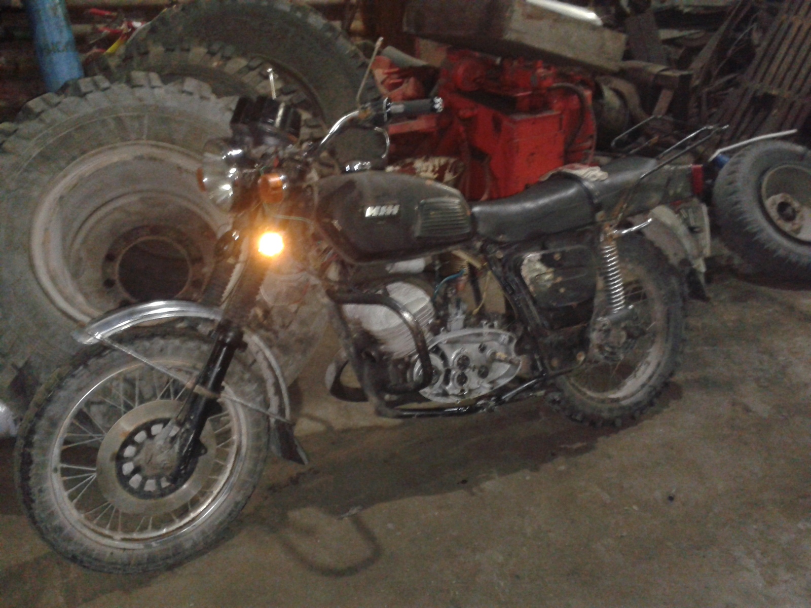 Adventures of the popular Soviet motorcycle Izh-Jupiter 4, in the north. - My, My, Izh Jupiter, Amderma, Longpost