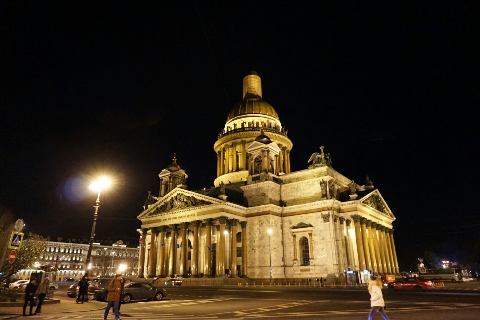 Петербург: ночной Исаакиевский собор - Моё, Фотография, Санкт-Петербург, Исаакиевский собор, Личное фото, Ночь