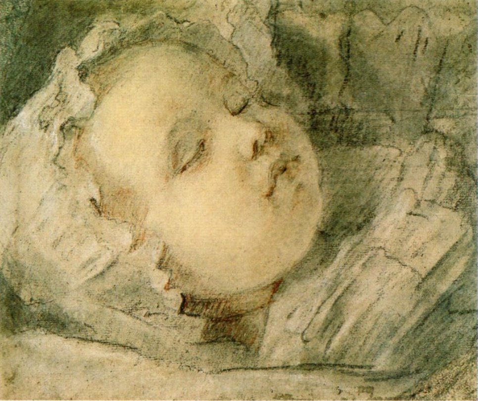 Children's post-mortem in painting - , Death, Portrait, Interesting, Longpost, Post mortem