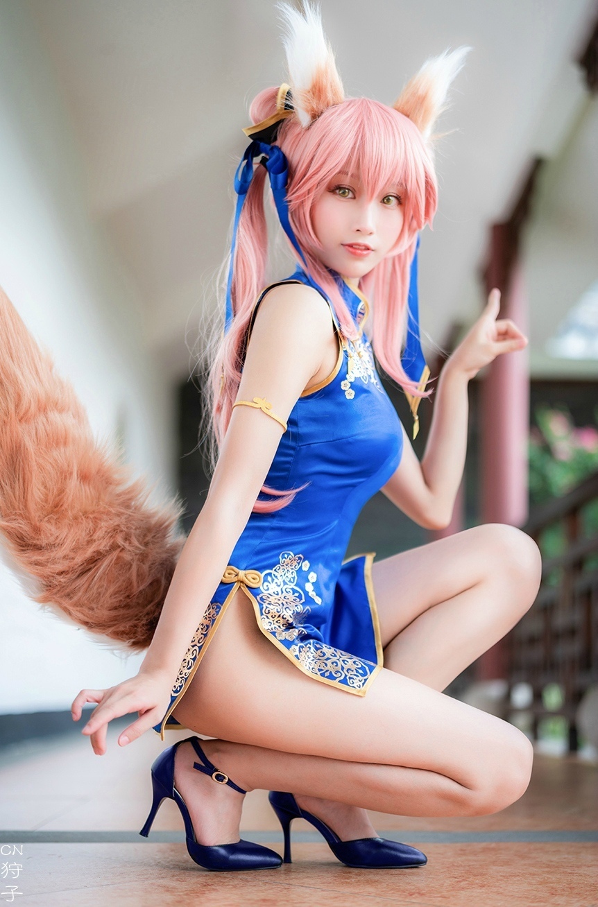 Tamamo-no-Mae - NSFW, Аниме, Косплей, Fate, Fate Grand Order, Tamamo no Mae, Длиннопост, Хвост, Клубничка