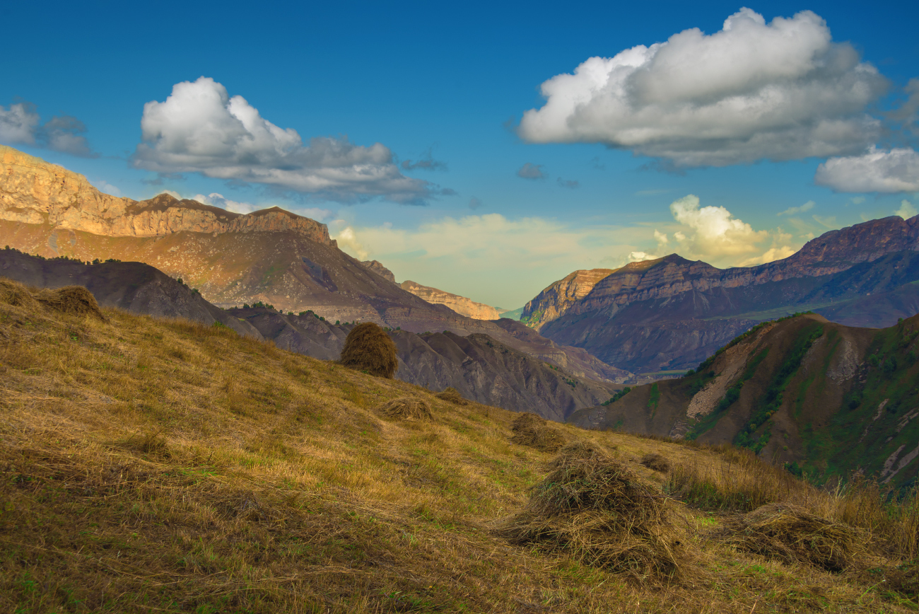 Autumn in the mountains - My, The mountains, Autumn, Rick, Clouds