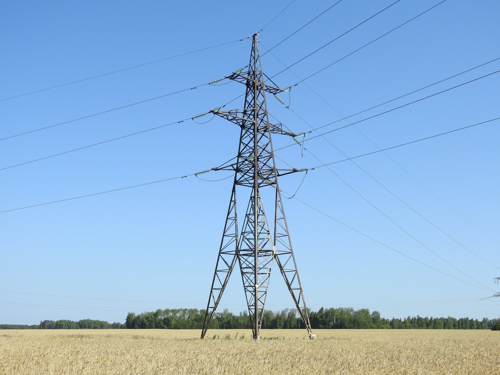 Constructivism in the fields - My, Power lines, Design, Longpost