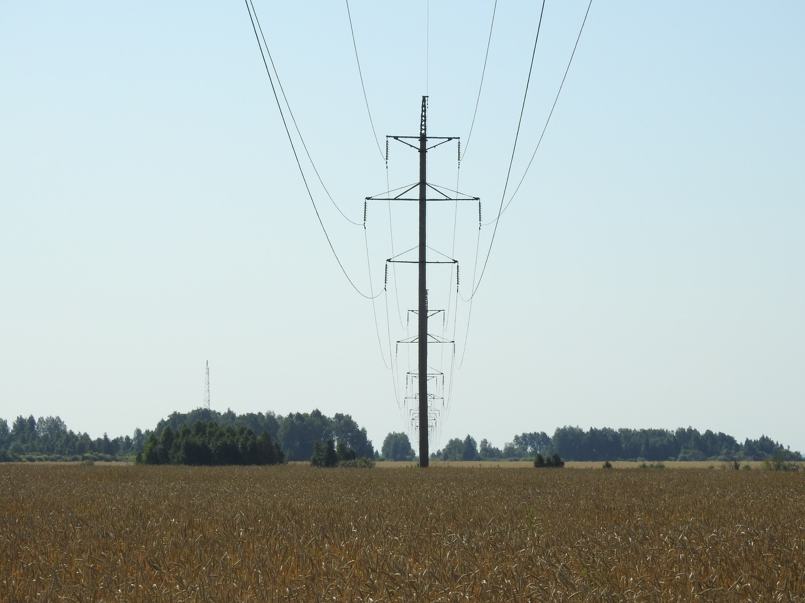 Constructivism in the fields - My, Power lines, Design, Longpost