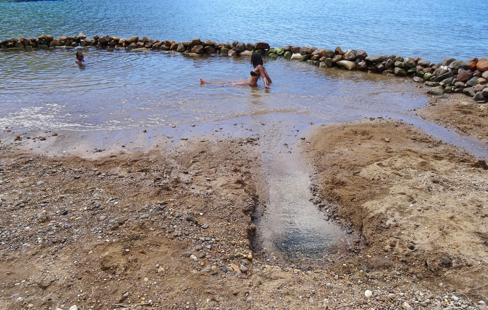 Dominica, the famous Balb Beach Spa - My, Caribs, Longpost, Cruise, The photo, Dominica