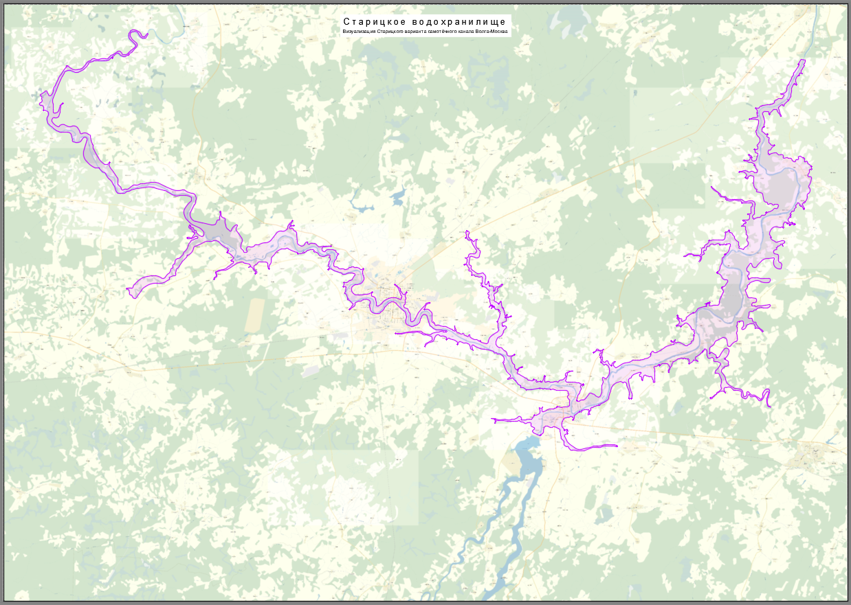 Staritsky version or Khan Zubtsov. - My, Story, Longpost, Hydraulic engineering, Volga, Oxbow, Teeth, Rzhev, Local history, Reservoir