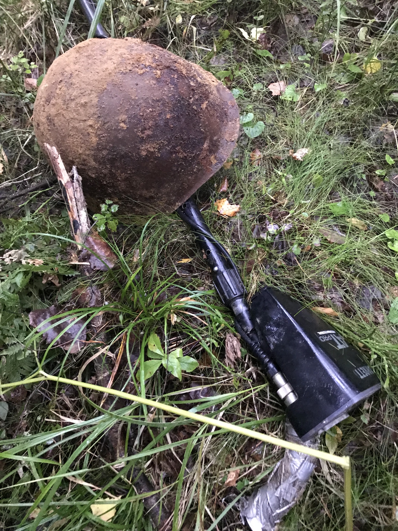 Karelian preserved in the trench - My, Military archaeology, Instrument search, Find, Search engine, Swag, Video, Карелия, The Second World War, Longpost