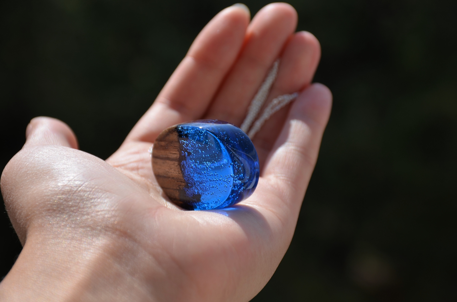 Pendant Emerging Geyser - My, Pendant, Handmade, With your own hands, Epoxy resin, Needlework without process, Geyser, Longpost