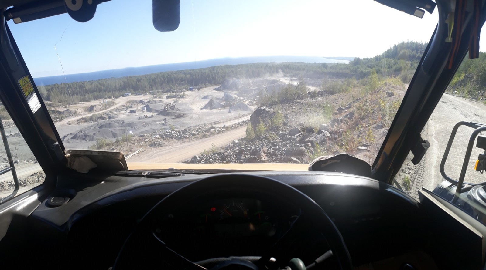 Production of crushed stone for you - My, Career, Dump truck, Caterpillar, Crushed stone, Work