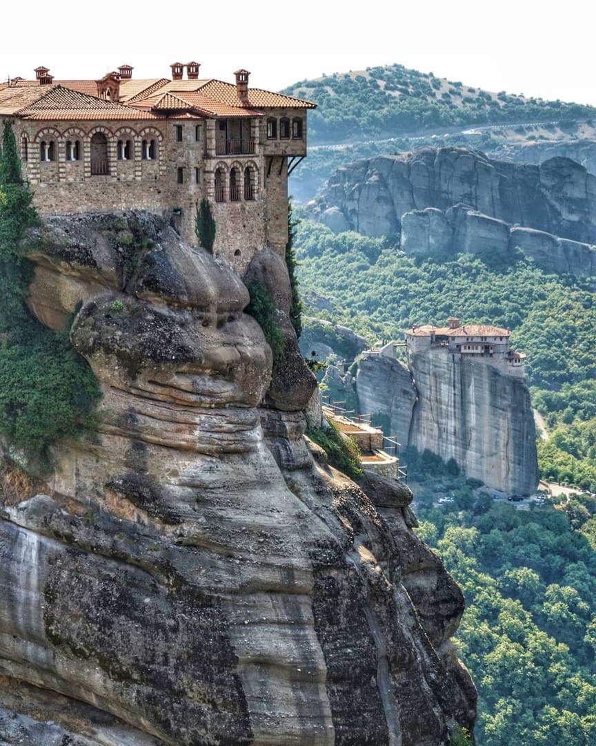 Meteora, Greece - Nature, House, beauty, Longpost