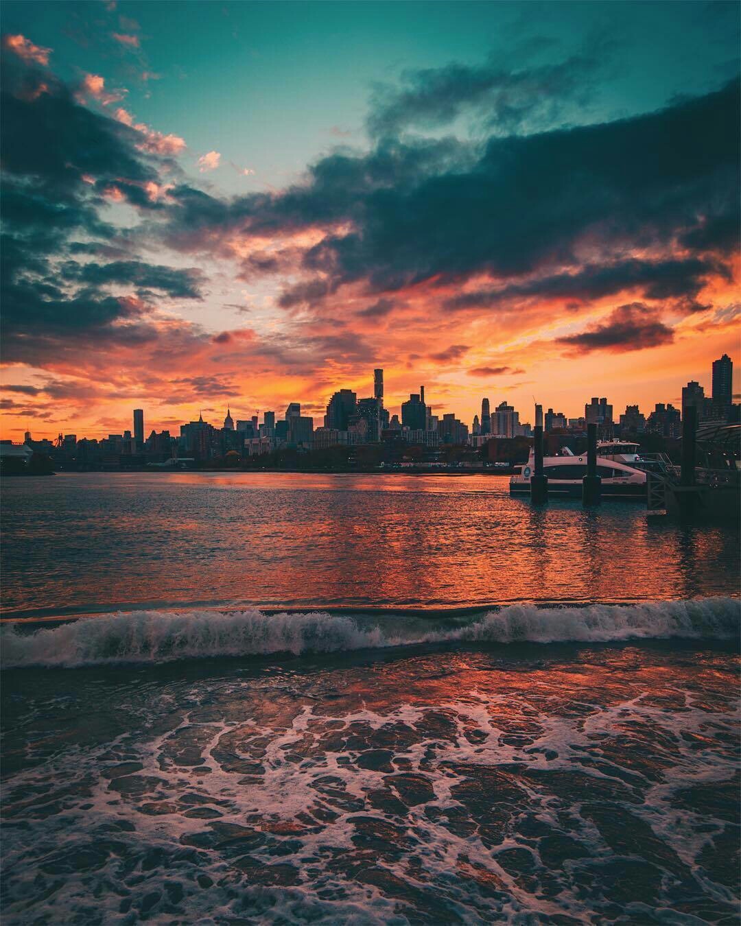 New york - New York, Sunset, beauty, Longpost