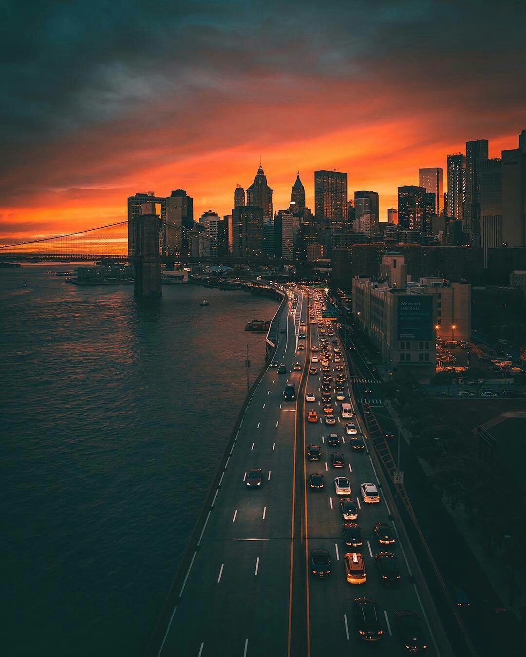 New york - New York, Sunset, beauty, Longpost