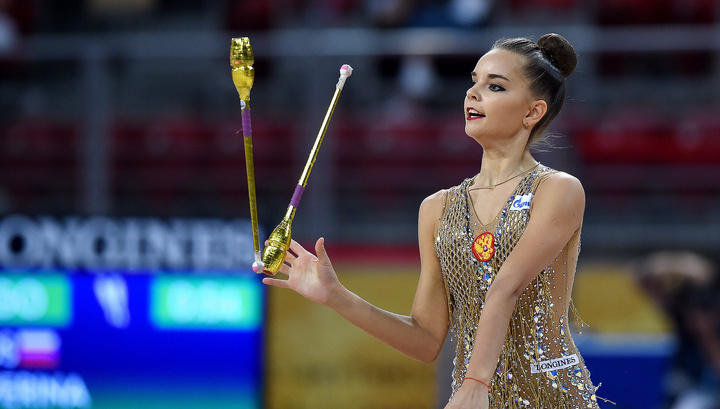 Gymnast Dina Averina wins fifth gold at the World Championships - Society, Sport, Gymnastics, Dina Averina, Gold, Well done, Rhythmic gymnastics, To lead