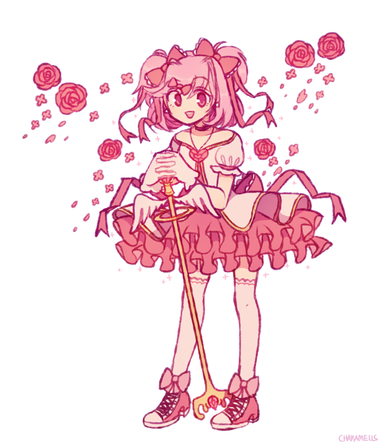 Madoki Magica - Mahou Shoujo Madoka Magica, Doki Doki Literature Club, Crossover, Anime, Visual novel, Anime art, Not anime, Longpost