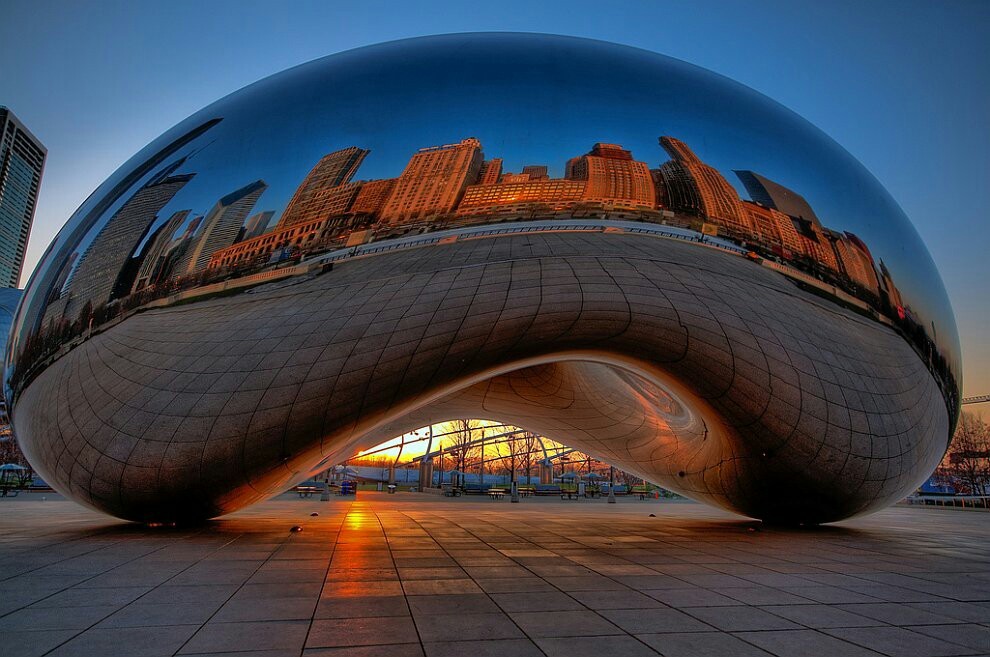 Mercury Drop Monument in Chicago - Monument, Mercury, Chicago