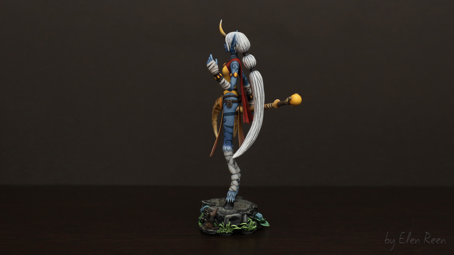 Velvet plastic figure of Soraka (League Of Legends) (Part 2) - My, Needlework without process, Figurine, Soraka, League of legends, Handmade, Velvet plastic, , Handmade, Longpost, Figurines