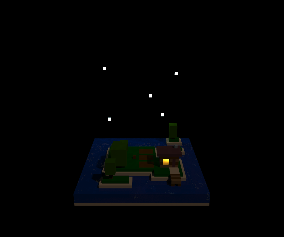 braver - My, Island, GIF, Magicavoxel, Digital drawing, Voxelking, Longpost