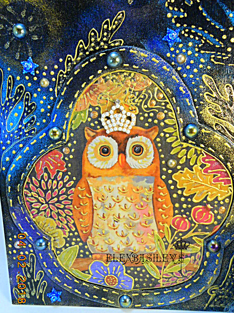 Owl watch - My, Clock, Owl, Acrylic, Contour, Needlework without process, Knitted toys, Crochet, Longpost