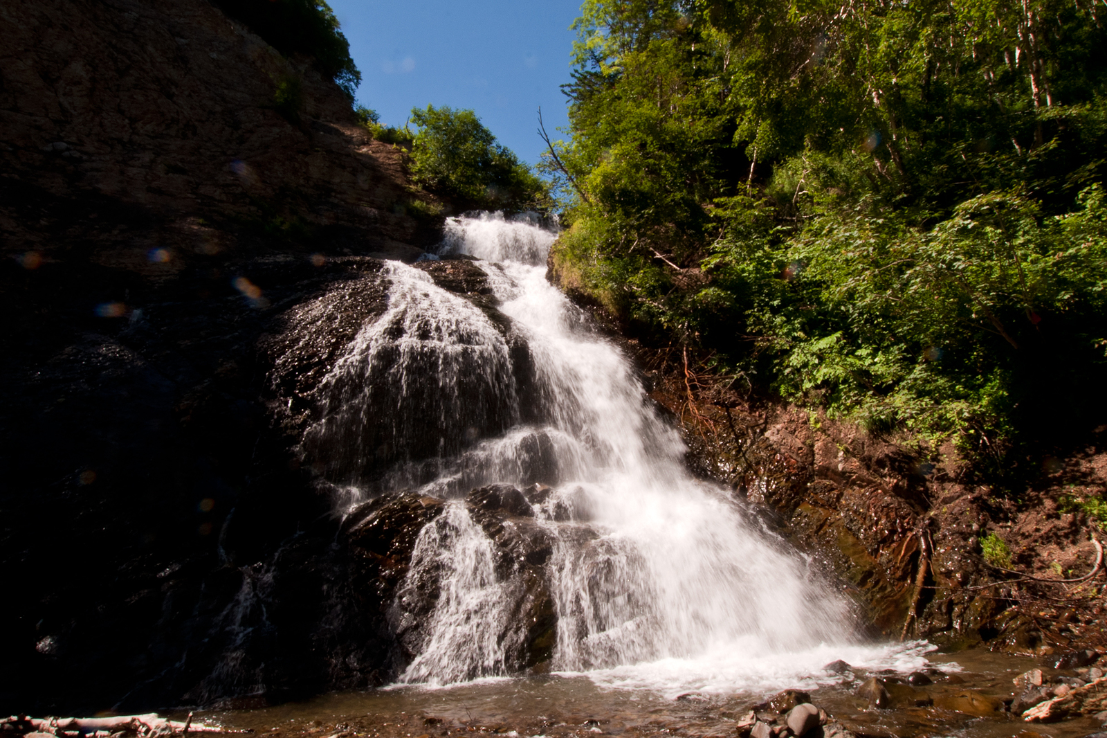 Sakhalin. - My, Russia, Sakhalin, Waterfall, The photo, Longpost