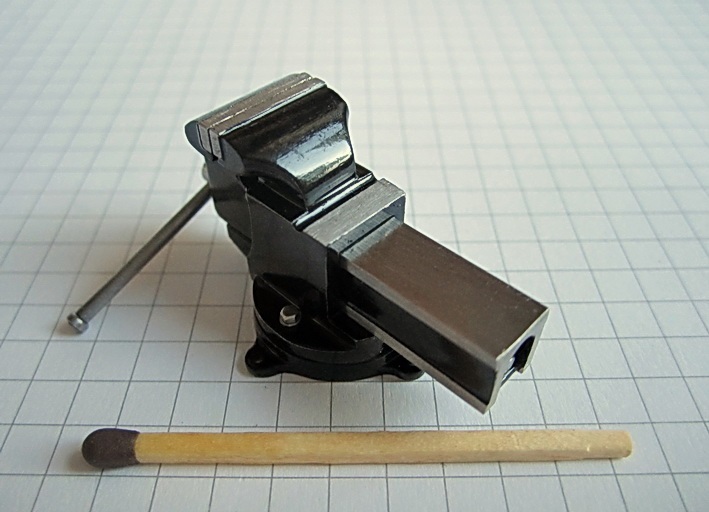 A matchstick long vice (on a scale of 1x12) - Vise, Homemade, Longpost