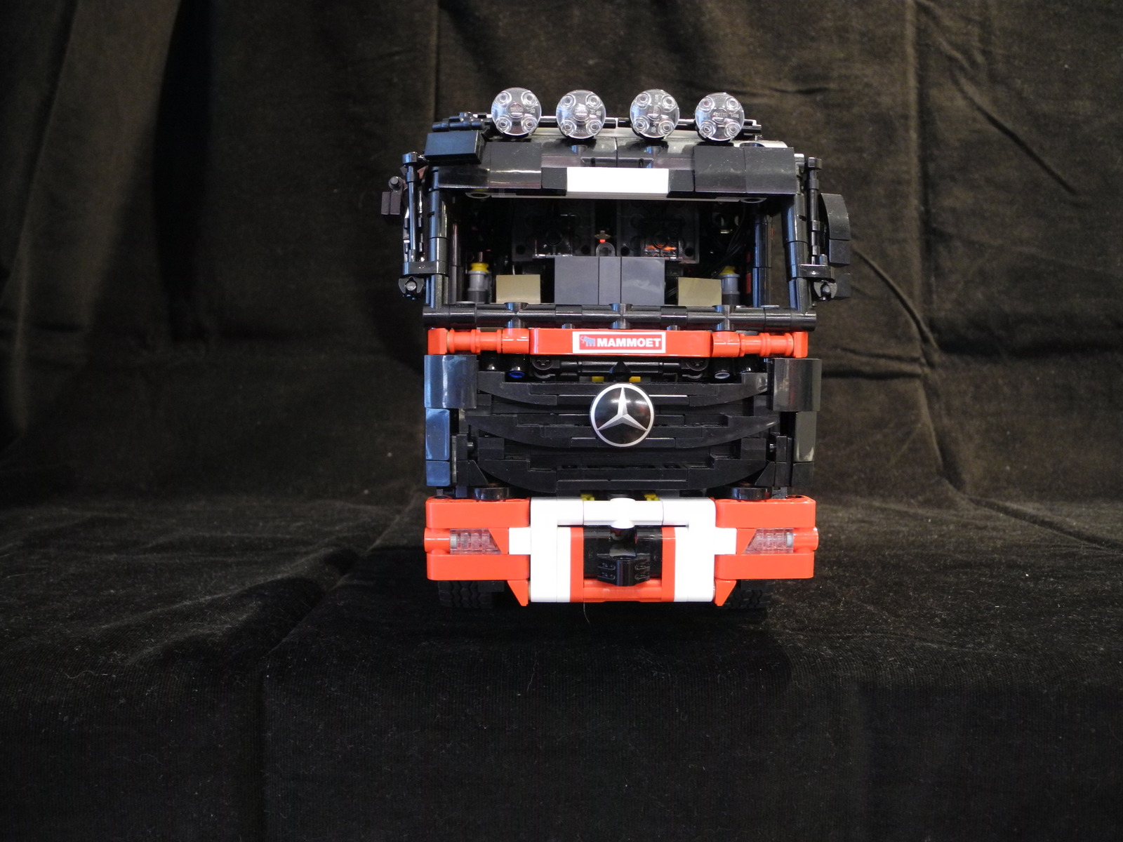 Lego mercedes actros 4165 mammoet homemade - My, Lego, Lego technic, Homemade, Video, Longpost