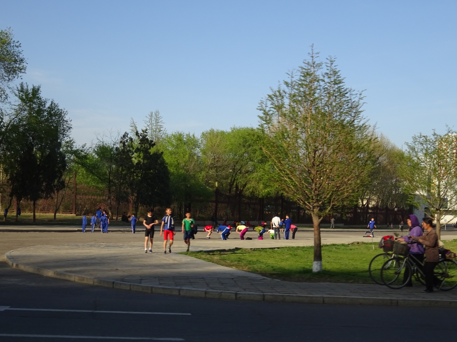 A trip to the DPRK in April 2018. Outskirts of Pyongyang in the evening. - My, North Korea, Travels, Longpost