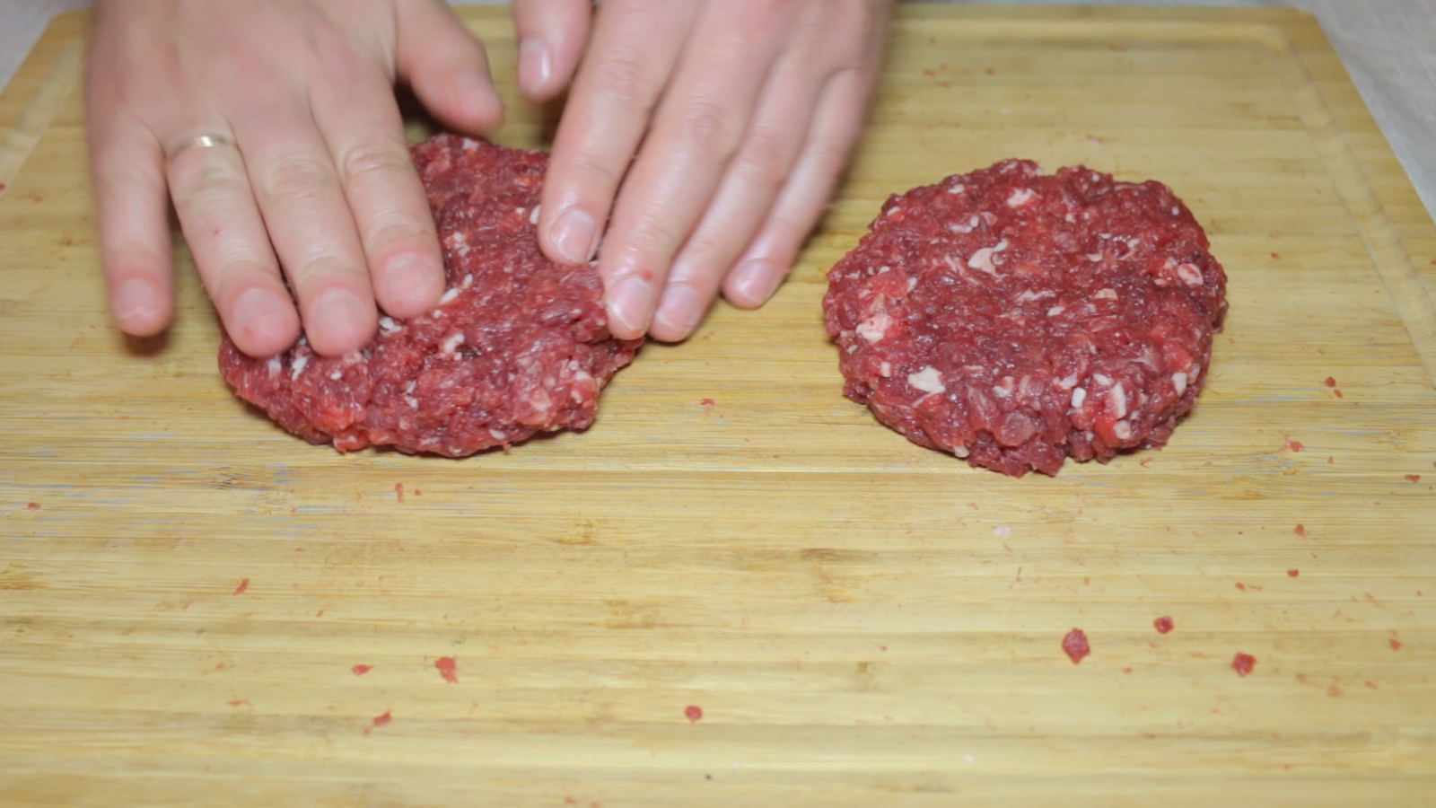 Hamburger - My, Food, Recipe, Steak, , Beef, Longpost, Video