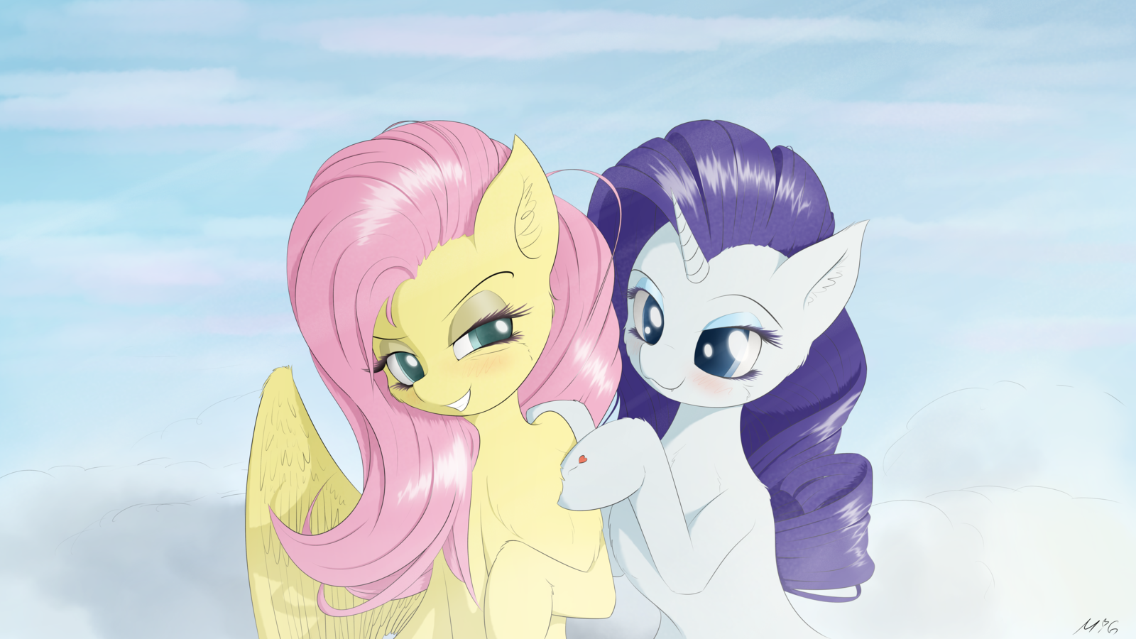 Secret date - My little pony, Fluttershy, Rarity, MLP Lesbian, Shipping