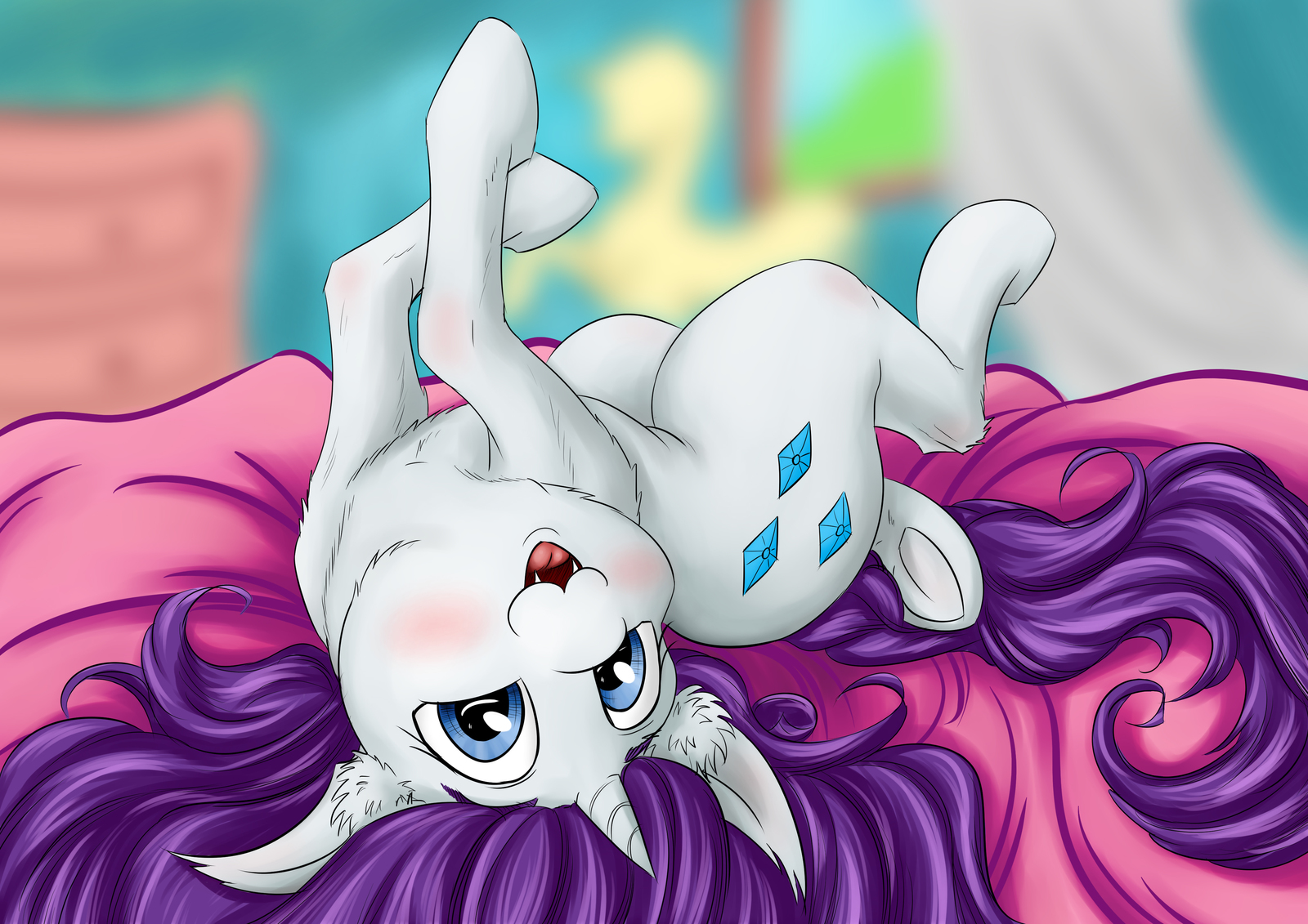 Raricat - My little pony, Rarity, PonyArt, Alcor