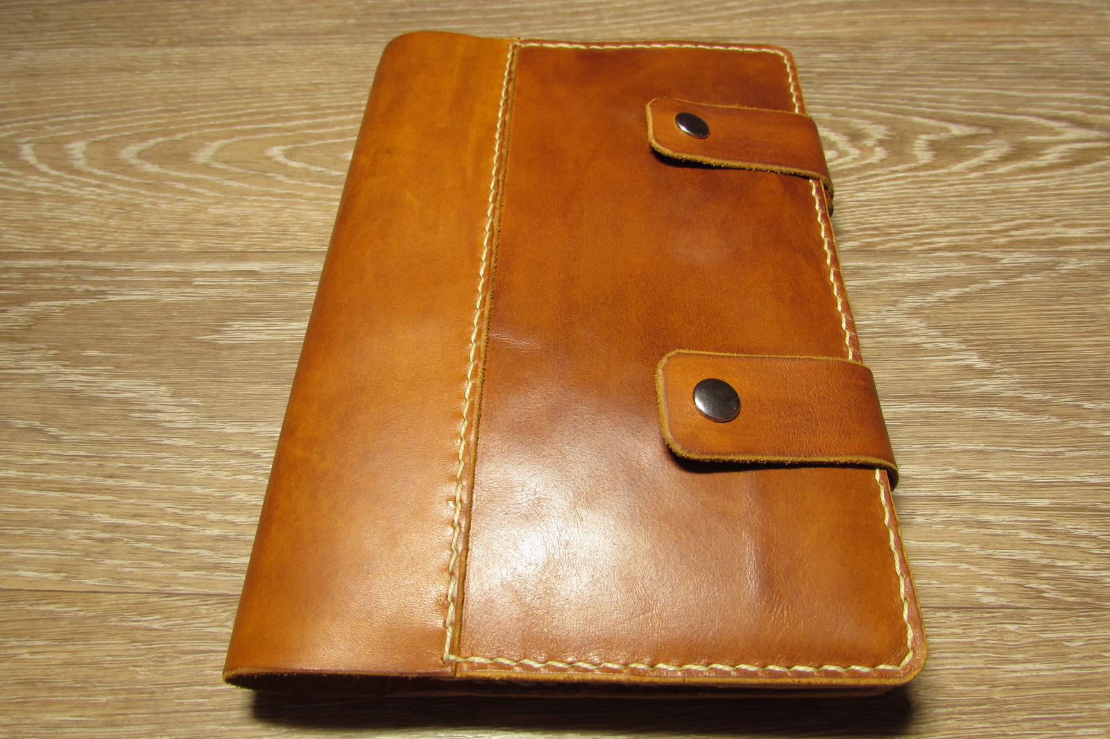 gift for the new year) - My, Handmade, Leather, Cover, Presents, New Year, Notebook, Diary, Longpost