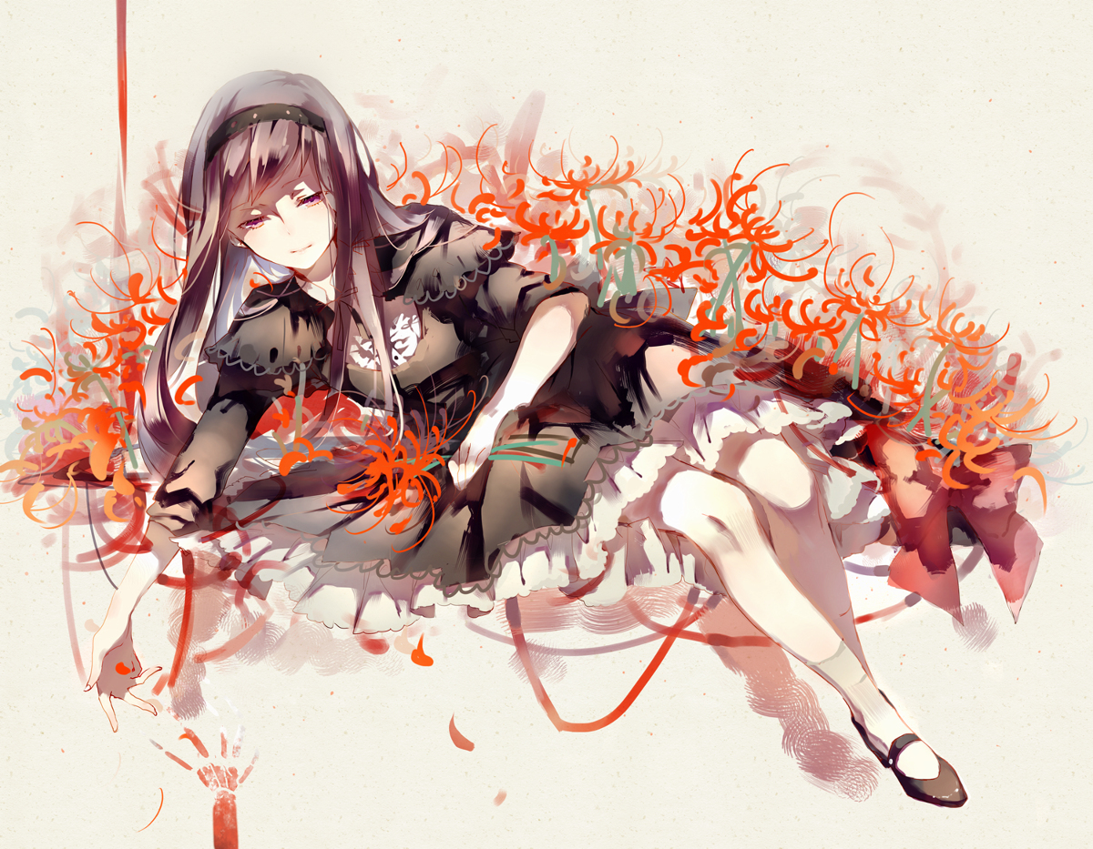 Artic by pudding - Anime art, Anime, Akemi homura, Mahou Shoujo Madoka Magica, Pudding