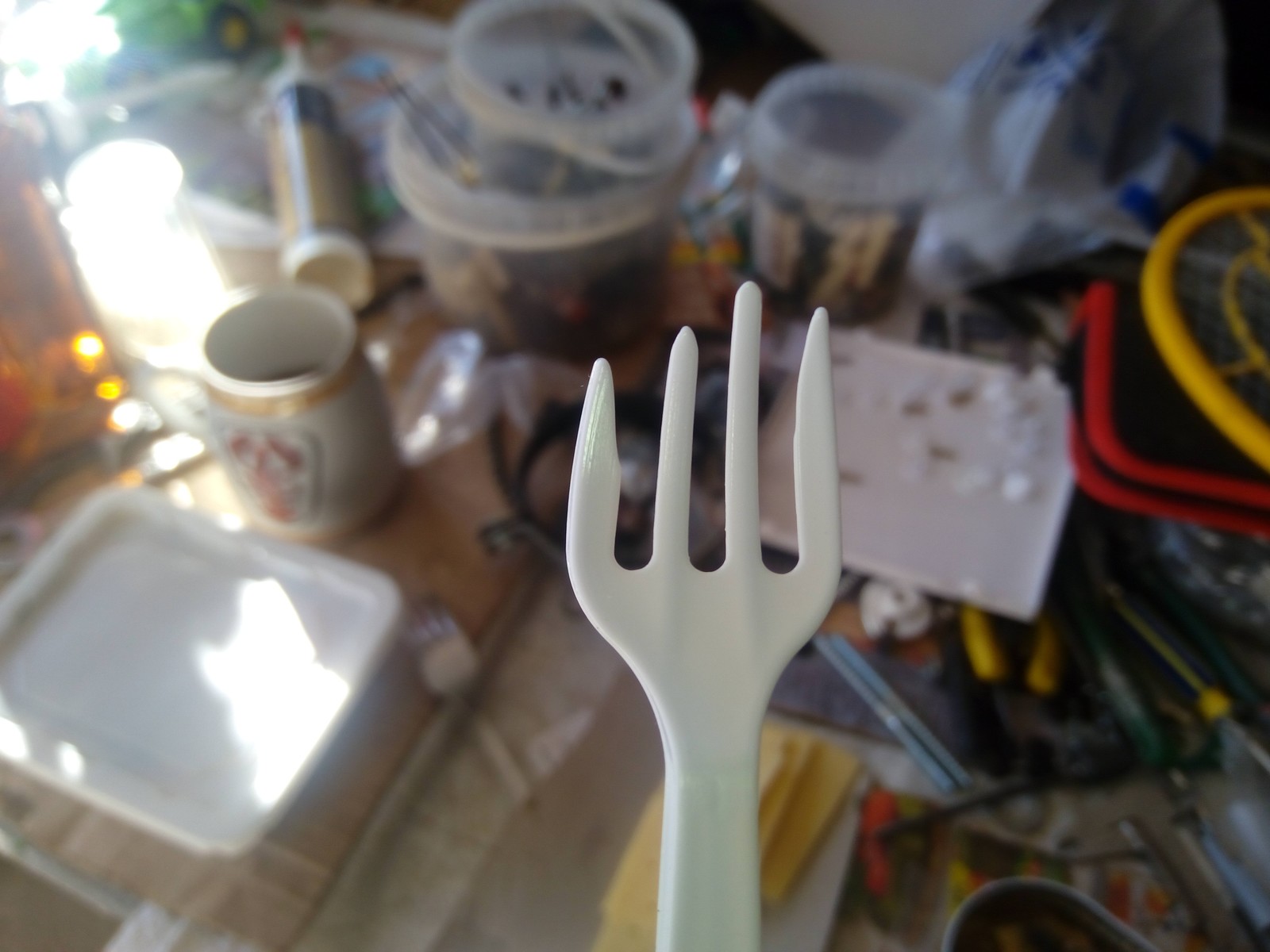 Is this saving plastic, or is it more convenient?? - Doshirak, Fork